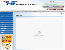 Tablet Screenshot of highlandertool.us